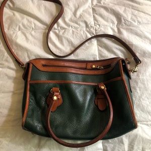 🔥Green & Brown Vintage Leather Purse